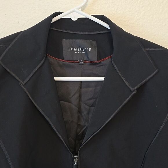 Lafayette 148 black blazer size 8 - Picture 2 of 10